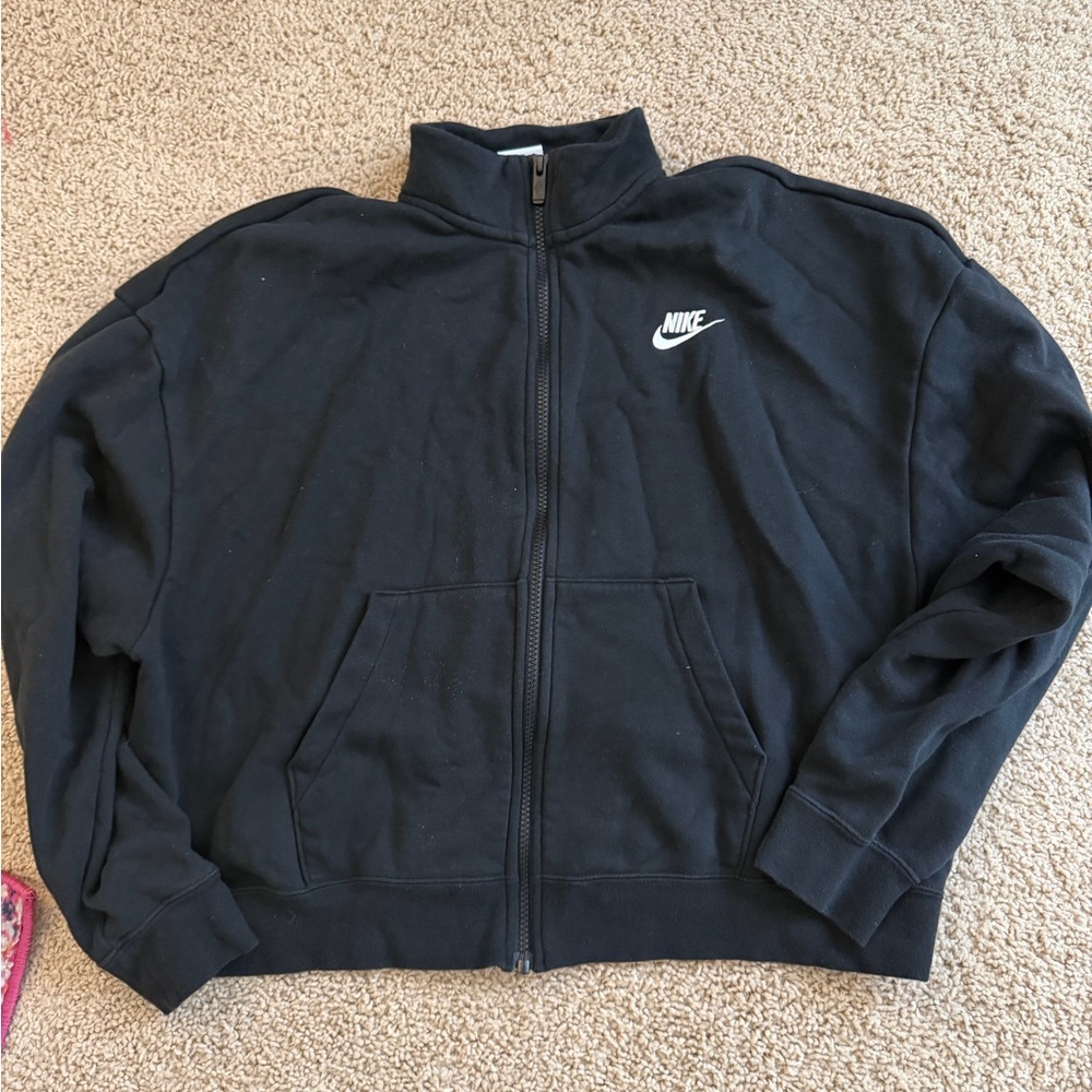 Nike Black Full-Zip Women's Top